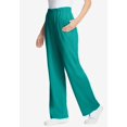 thumbnail image 3 of Woman Within Plus Size Petite 7-Day Knit Wide-Leg Pull-On Pants, 3 of 6