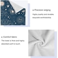 thumbnail image 4 of Dreamtimes 3 PCS Towel Space Galaxy Constellation Print Cotton Bath Towel Set (1 Bath Towel, 1 Hand Towel, 1 Washcloth) for Bathroom, Super Soft and Quick Dry Towels, 4 of 7