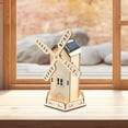thumbnail image 1 of Casa de energía Solar DIY, Kits de modelos de experimentos de ciencia de madera, rompecabezas educativos 3D de ingeniería para niños, 1 of 8