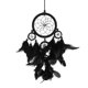 thumbnail image 1 of Colgante grande con plumas, estilo boho, tejido indio, ideal para decorar el dormitorio, fiestas o habitaciones de estudiantes. Negro, 1 of 6