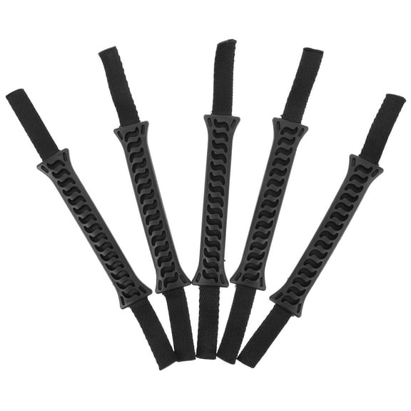 Luyaoo Black 5-Piece Kayak Carry Handles for Fishing Kayaks, Plastic