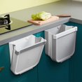 thumbnail image 3 of FeiraDeVaidade Kitchen Wall-Mounted Sorting Garbage Basket Folding Trash Can Household Large Toilet Waste Sorting Bin, 3 of 5