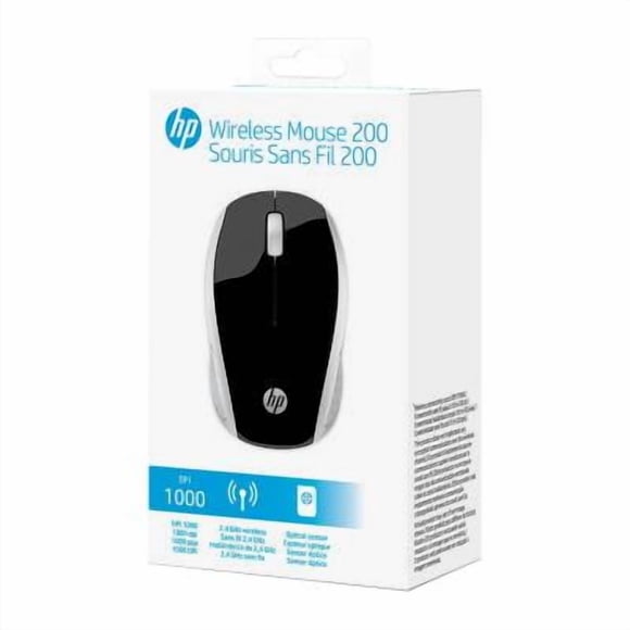 Mouse Inalámbrico HP 200 Negro