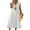 White, variant on WIFORNT Women Long Dress, Sleeveless Turn-down Collar Button-down Casual Party Summer A-line Dresses for Daily