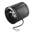 thumbnail image 3 of Extractor Fan Inline Pipe Fan 150mm 1Pc 2800r/Min 40W 50Hz 600 M³/H Quiet Smoke Extractor Duct Fan ,Fast Wind Speed, 3 of 5