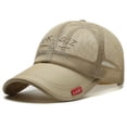 thumbnail image 5 of Summer Hats For Men And Women Mesh Baseball Caps Fashion Embroidered Visor Hat Outdoor Embroidered Letter Sun Protection Hat, 5 of 5