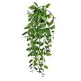 thumbnail image 1 of Inteprter Bonsái de plantas artificiales, decoración de hojas falsas para el hogar, hermosa simulación en maceta, interior para pared de jardín, fiesta Decoración vaina de guisante Inteprter HA084198-03, 1 of 6