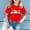 Z002-Red, variant on Laipiong Easter Shirts for Kids Boys Girls 2026 Funny Rabbit Egg Letter Graphic Short Sleeve Tops Trendy Casual Round Neck Classic Fit Tees
