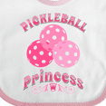 thumbnail image 4 of Inktastic Pickleball Princess Cute Girls Baby Bib, 4 of 4