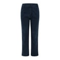 thumbnail image 5 of YDFCWXW Women's High Rise Loose Fit Wide Leg Boyfriend Long Denim Straight Casual Pants Trendy Clothes (Dark Blue, 36), 5 of 6