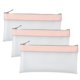 thumbnail image 1 of Estuche transparente FloreceBien, estuche para lápices para niños con cremallera, estuche portátil para adolescentes, estuche para lápices para útiles escolares y de papelería, rosa cereza, 1 of 5