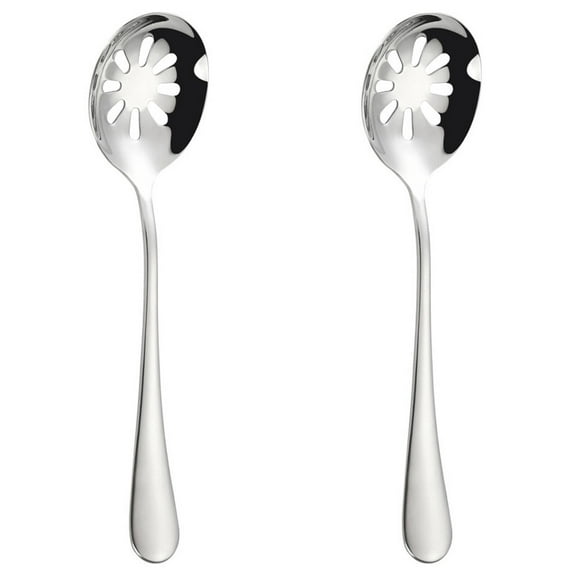 FACEGA 2Pcs Slotted Spoon,Serving Spoons,Serving Utensils