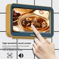 thumbnail image 4 of Matsuzay Caja de teléfono móvil para baño Bolsa de teléfono inteligente con soporte impermeable montado en la pared Teléfono y Comunicación Blanco, 4 of 6