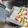 thumbnail image 2 of UNTERING Large Smash Burgers Spatulas Stainless Steel Griddled Scraper Tool Food Movered Shovel Grills BBQ Fried Food Movered Gri, 2 of 7