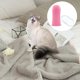 thumbnail image 4 of Cepillo de para s de perro Higiene bucal con caja de almacenamiento Toothlike Gel de silicona de múltiples ángulos Residuos de - Rosado Sunnimix Cepillo de dientes de dedo, 4 of 7