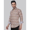 thumbnail image 4 of Tropical-luxe Men's Printed Full Sleeve Casual Linen Shirt, 4 of 6