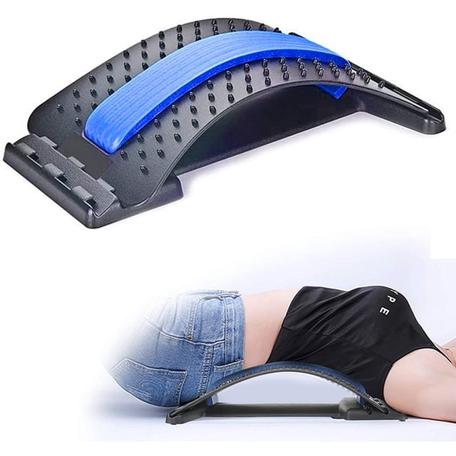 Back Stretcher,Back Massager,Lumbar Stretcher, Multi-Level Back Massage Stretcher Device