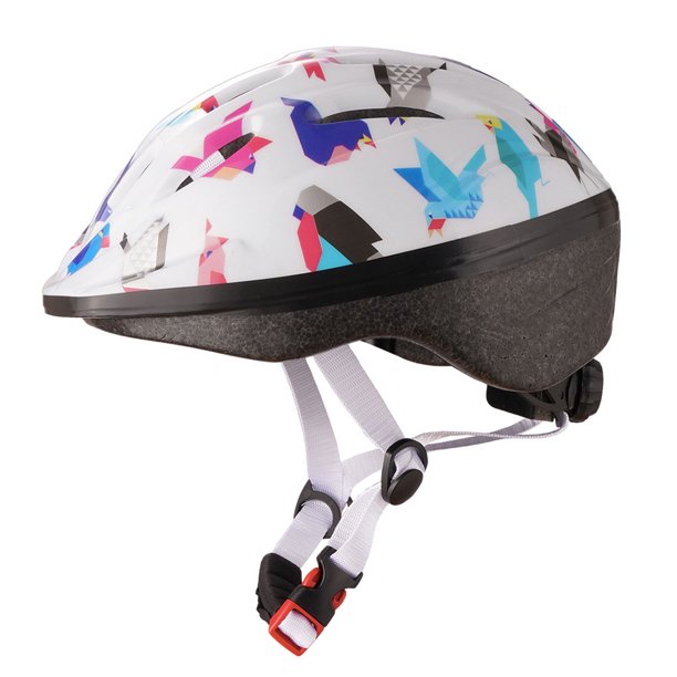 Eigraketly Casco ajustable portátil y ligero para niños, para monopatín y Scooter, PVC multifuncional Ciclismo pájaro S(48-54cm)