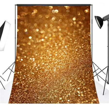 Image of ABPHOTO Polyester Studio Christmas Backdrop glitter Photography Prop Photo Background 5x7ft