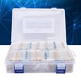 thumbnail image 4 of Assortiment de Résistances, 145 Valeurs Moins de Bruit 1450Pcs Métal Film Résistance Kit 1/4W pour DIY Projets pour les Expériences, 4 of 8