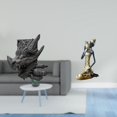 thumbnail image 2 of Estatua de mujer tribal africana, figura de mesa, sujetalibros, estantes, adorno de resina, arte hecho a mano, ideal para regalar, decoración del, 2 of 8