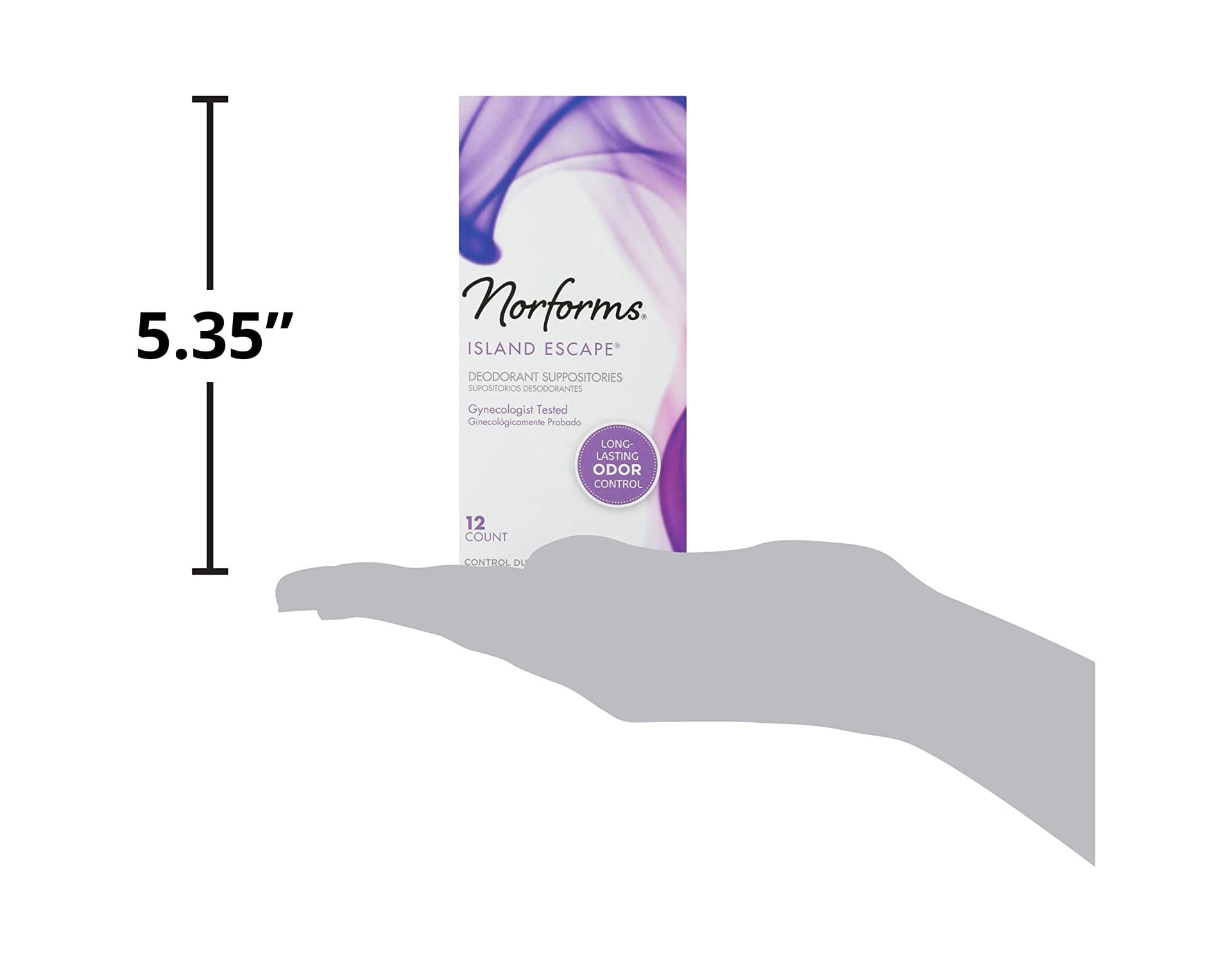 4 Pack - Norforms Suppositories Island Escape 12 Each