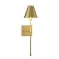 thumbnail image 4 of Warm Brass One Light Wall Sconce from the Jefferson Collection, 4 of 5