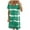 A4-Green, variant on Spring Dresses for Women 2023 Plus Size Short Sleeve Striped Knee Length Tshirt Work Dresses Midi Shift V Neck Sun Dresses Casual Orange 2XL