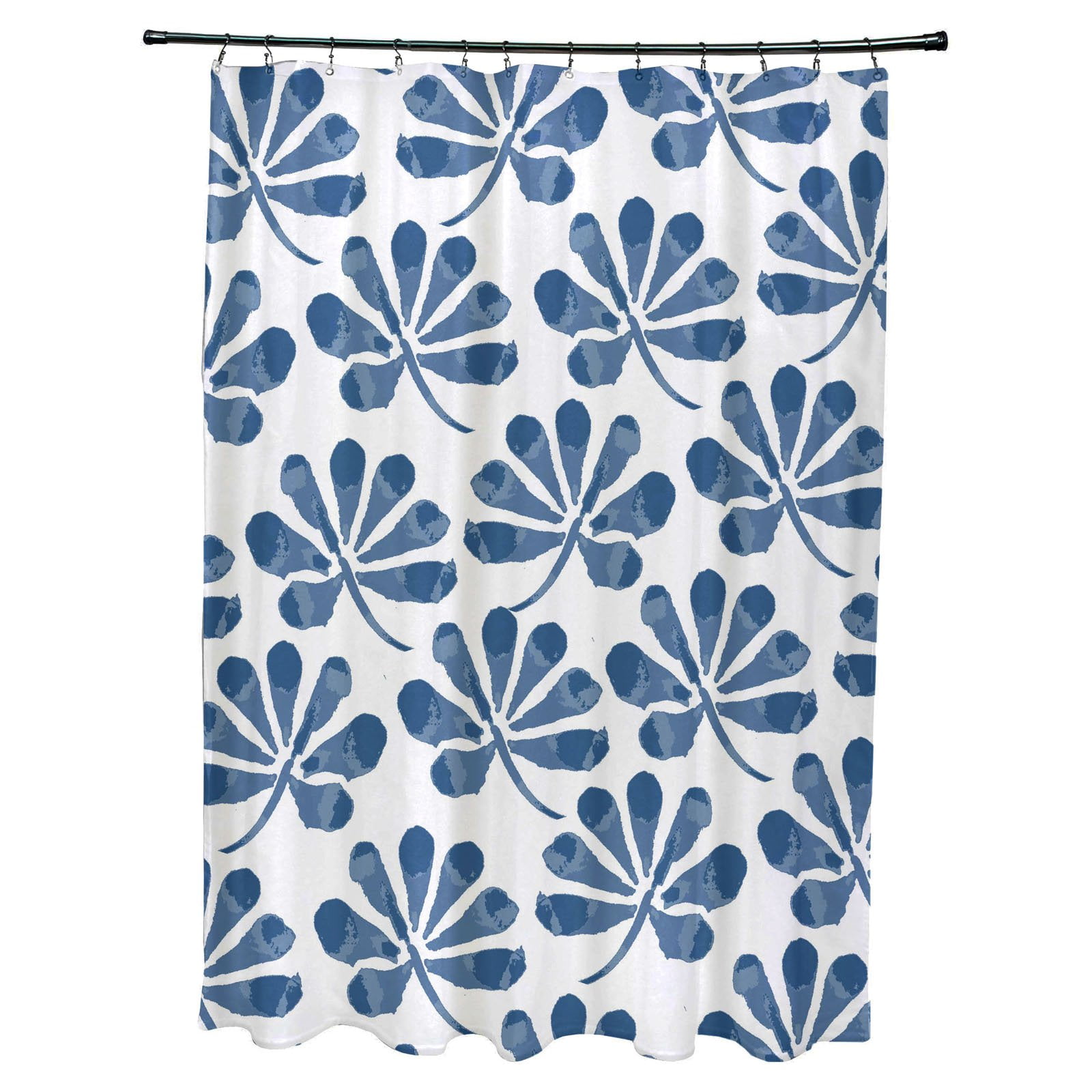 E by Design Ina Polyester Shower Curtain