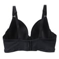 thumbnail image 4 of Hinvhai Women's Sexy Plus Size Seamless Push Up Lace Sports Bra Comfortable Breathable Base Tops Underwear On Clearance Black XXL(XXL), 4 of 8