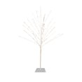 thumbnail image 3 of Alpine Corporation 59-Inch White Birch Christmas Tree with White LED Lights, 3 of 9
