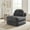 Grey, variant on EYYTHUNG Black Folding Sofa Bed, Convertible Boneless Floor Chair with Dual Pillow & Handle, Foldable Lounge Chair with Back Support for Living Room, Apartment, Single Seater, Convertible