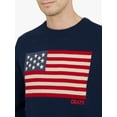 thumbnail image 3 of Chaps Men's & Big Men's Long Sleeve Flag Crewneck Sweater, Sizes S-3XL, 3 of 13