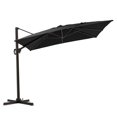 thumbnail image 5 of Pellebant 9 ft. x 11 ft. Patio Cantilever Umbrella, Single Rectangle Outdoor Offset Umbrella, Black, 5 of 10