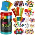 thumbnail image 4 of Kit de suministros para manualidades y manualidades hechos a mano, más de 500 piezas, juego de mater Abanopi  Materiales de bricolaje, 4 of 6
