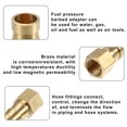 thumbnail image 3 of Juego de 12 púas de 10 mm de diámetro exterior a 1/8 "de forma recta para manguera de púas rectas para tubo de púas conector de montaje de manguera de latón con 12 abrazaderas, 3 of 8