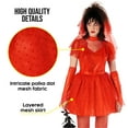 thumbnail image 3 of Morph Morph Red Bride Costume - Gothic Wedding Dress For Women - Halloween Costume - Elegant Red Dress For Special Occasions Halloween Costume For Women Red 3X-Large, 3 of 4