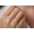 thumbnail image 5 of Petite 0.25 Carat Moissanite Diamond Engagement Ring Wedding Ring Stackable Ring, 5 of 7