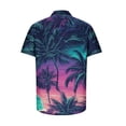 thumbnail image 4 of WAENQINLA Mens Hawaiian Shirts Big and Tall Tropical Print Beach Shirts Aloha Top Loose Fit Cuban Collared Short Sleeve Shirts Casual Button Down Shirts Mens Bowling Shirts, 4 of 5