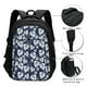 thumbnail image 3 of Fotbe White Leaves Mochila con Estampado y Puerto USB para Hombre y Mujer, Mochila Antirrobo, Mochila de Viaje, Mochila Escolar, Mochila Universitaria, 3 of 7