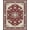 Red, Pattern 2, variant on ODIKA 4'x6' Machine Washable Non-Slip Area Rug, Geometric Medallion High Traffic Rug, Blue, 47132