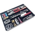 thumbnail image 4 of Tool Drawer Organizer Tray - 10-Compartment Home & Garage Tool Tray - Stackable Workbench Toolbox Organization Holder for Small Parts, Batteries, Supplies - Made in The - OT10R Red, 4 of 6