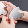 thumbnail image 2 of Heart-shaped Scraping Board, Simple, Skin Care and Massage Tool, Beauty Board, Easy to Clean, Made of Stainless Steel, Durable, Suitable for Daily Use, Gua Sha Tool, 2 of 8