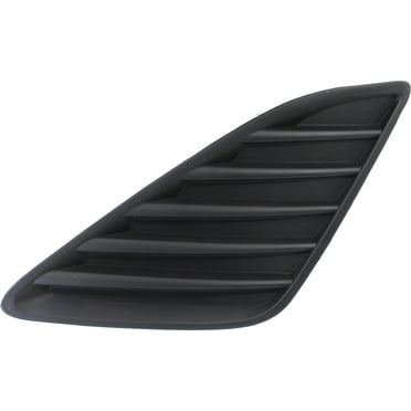 Fog Light Cover Compatible with 2012-2014 Toyota Camry Left Driver Black