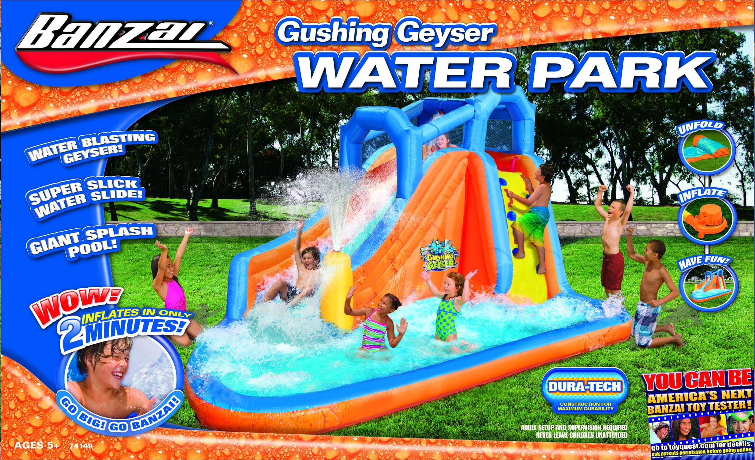 gushing geyser water park