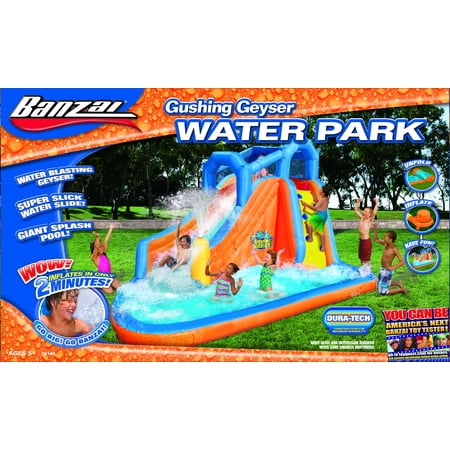Banzai 8' Gushing Geyser Water Park with Slide (Best Water Park Slides)