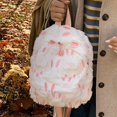 thumbnail image 5 of Jiibva Plush Backpack for Woman Lightweight Fluffy Casual Travel Rucksack Cute Handbag for Daypacks Travel, 5 of 7