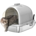 thumbnail image 1 of PawHut Stainless Steel Litter Box, Enclosed Cat Litter Box with Scoop, 1 of 10