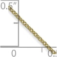 thumbnail image 4 of Avariah Diamonds Solid 10k Yellow Gold 1.2mm Round Open Link Cable Chain - 30", 4 of 8