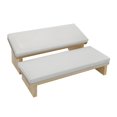 thumbnail image 4 of Runquan 2 Pieces Manicure Armrest Multipurpose Nail Hand Rest for Nail Art Foot Hand White, 4 of 8